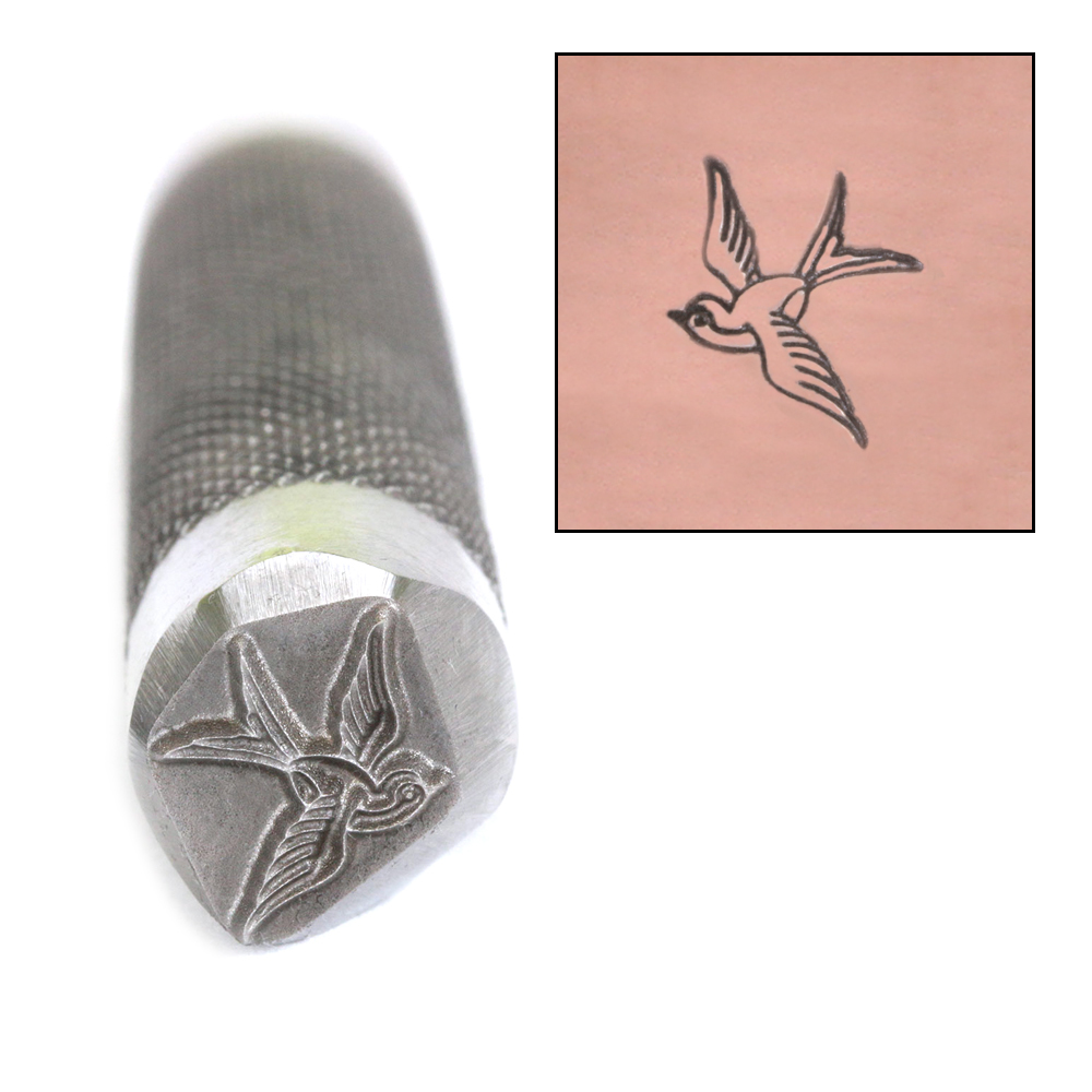 Metal Stamping Tools Advantage Series Swallow Metal Design Stamp Guaranteed on Stainless Steel